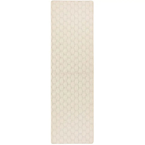 Textured Washable Mat and Runner - 67X230 cm / Ivory - Rugs