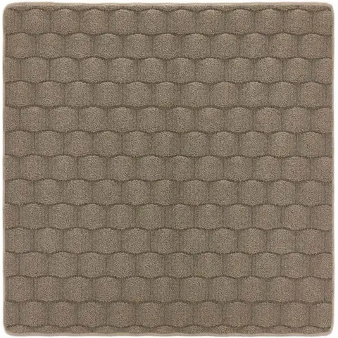 Textured Washable Mat and Runner - 80X120 cm / Brown - Rugs