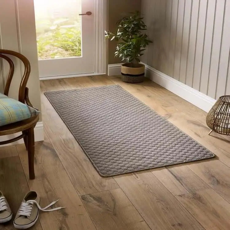 Textured Washable Mat and Runner Dots Design - Rugs