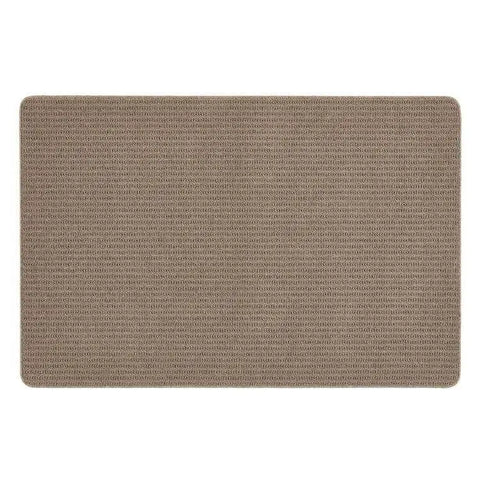 Textured Washable Mat and Runner Plain - 100X150 cm / Brown - Rugs
