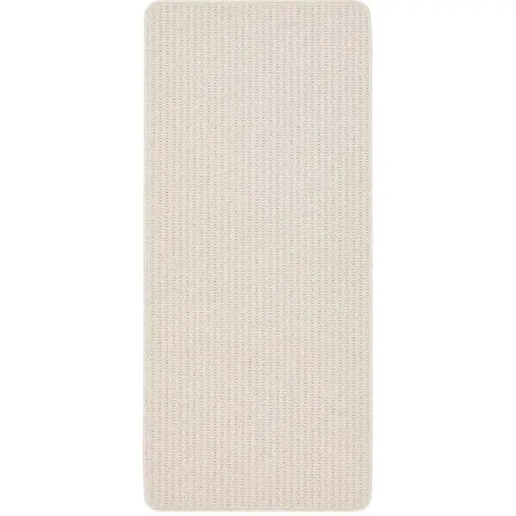 Textured Washable Mat and Runner Plain - 67X150 cm / Ivory - Rugs