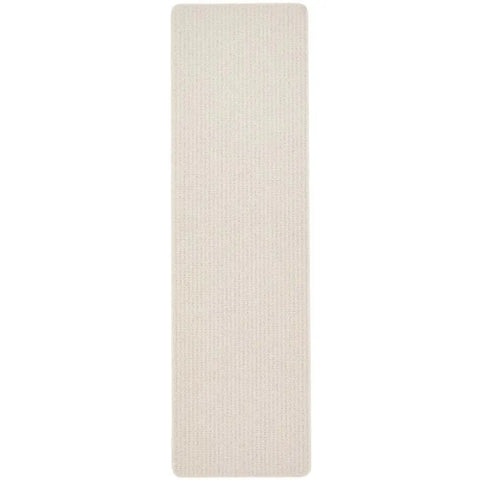 Textured Washable Mat and Runner Plain - 67X230 cm / Ivory - Rugs