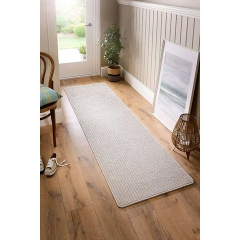 Textured Washable Mat and Runner Plain - Rugs