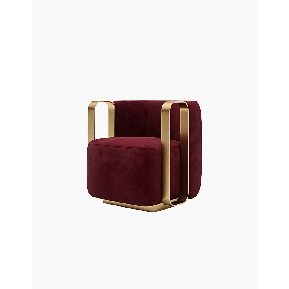 Thaddea Vintage Armchair Red