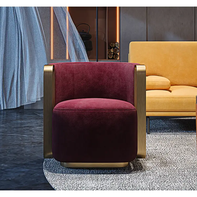 Thaddea Vintage Armchair Red