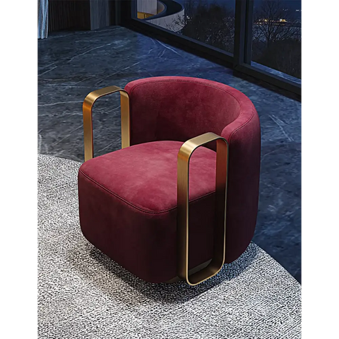 Thaddea Vintage Armchair Red
