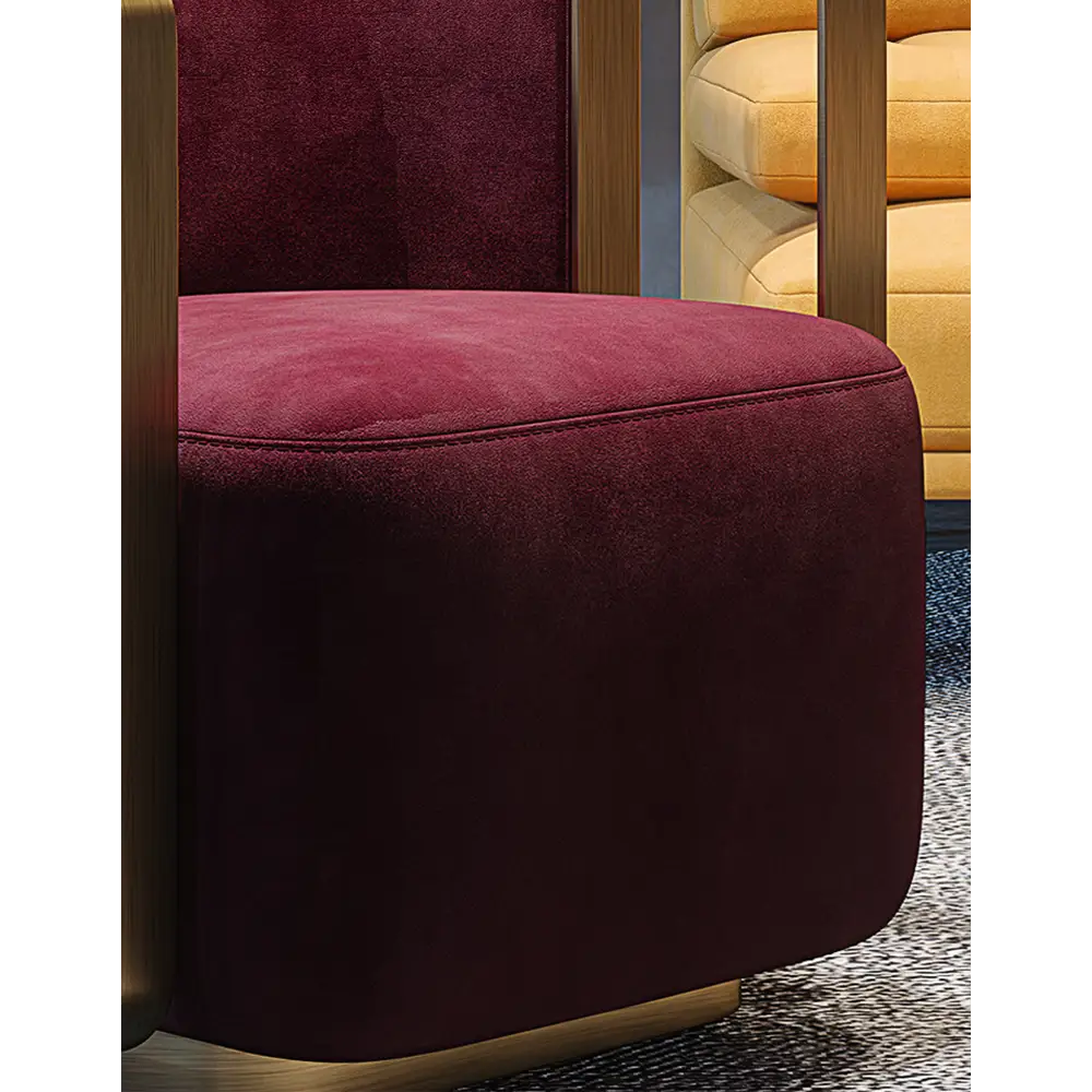 Thaddea Vintage Armchair Red