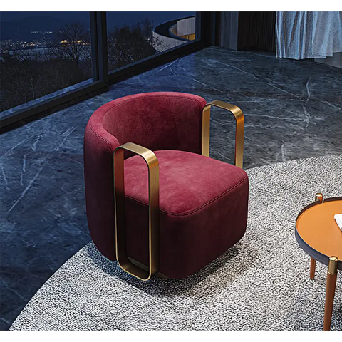 Thaddea Vintage Armchair Red