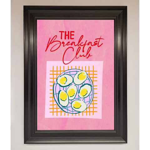 The Breakfast Club Framed Wall Art - A1 (59.4 x 84.1 cm) / Matt Black - Framed Print