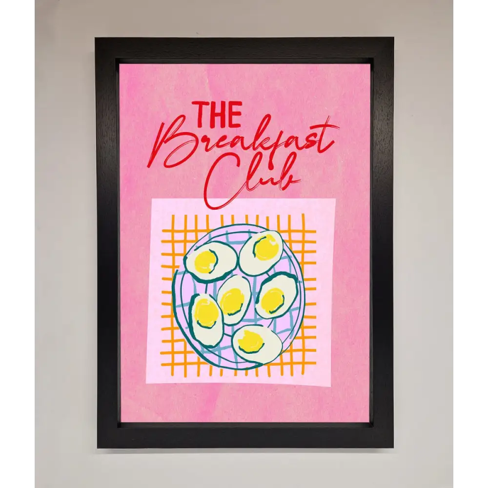 The Breakfast Club Framed Wall Art - A3 (29.7 x 42 cm) / Black - Framed Print