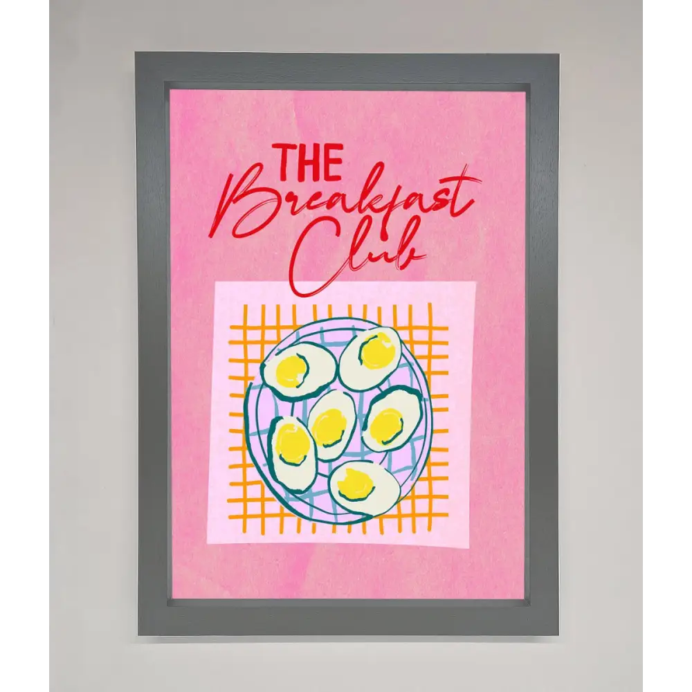 The Breakfast Club Framed Wall Art - A3 (29.7 x 42 cm) / Dark Grey - Framed Print