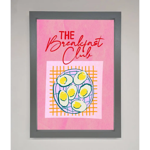 The Breakfast Club Framed Wall Art - A3 (29.7 x 42 cm) / Dark Grey - Framed Print