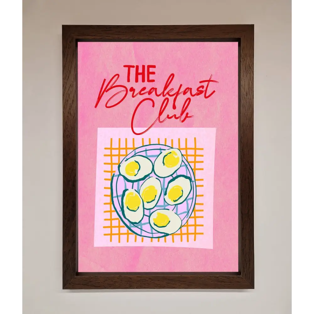 The Breakfast Club Framed Wall Art - A3 (29.7 x 42 cm) / Walnut - Framed Print