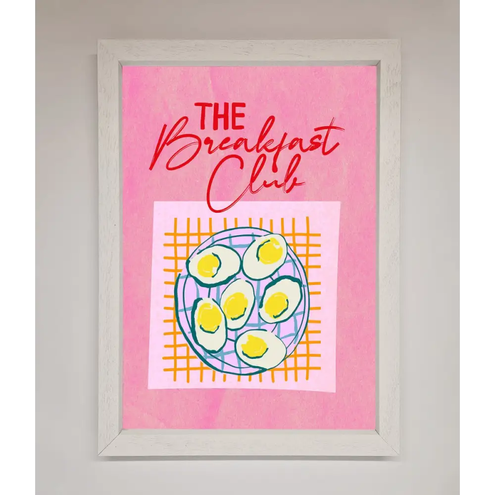 The Breakfast Club Framed Wall Art - A3 (29.7 x 42 cm) / White - Framed Print