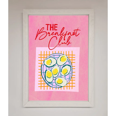 The Breakfast Club Framed Wall Art - A3 (29.7 x 42 cm) / White - Framed Print