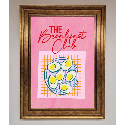 The Breakfast Club Framed Wall Art - B0 (100 x 141 cm) / Bronze - Framed Print