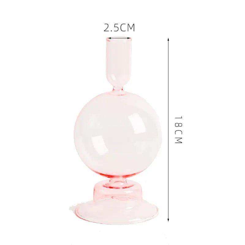 The Glass Candle Holder