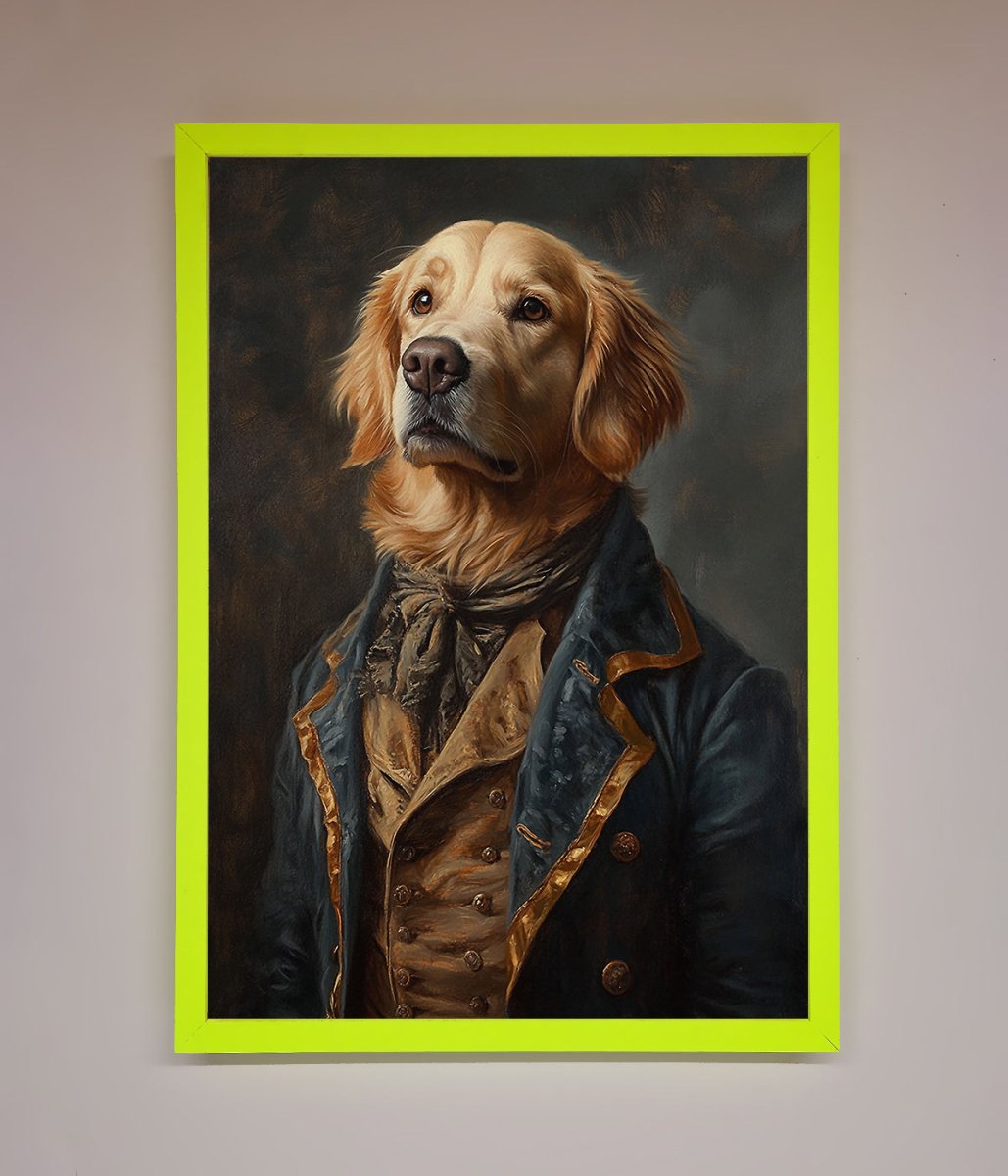 The Renaissance Golden Retiever Framed Wall Art