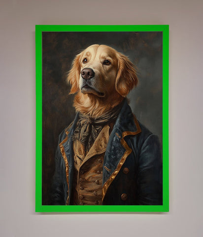 The Renaissance Golden Retiever Framed Wall Art