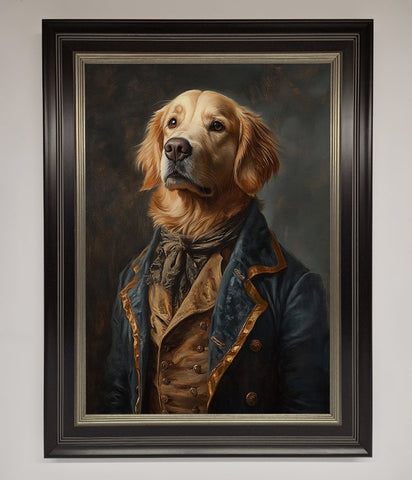 The Renaissance Golden Retiever Framed Wall Art