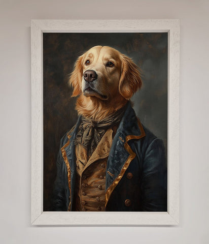 The Renaissance Golden Retiever Framed Wall Art