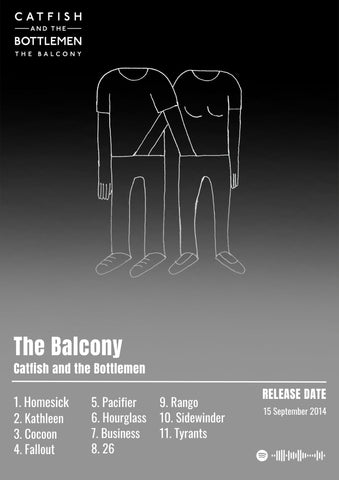 The Balcony - Catfish and the Bottlemen Inspired Album Poster