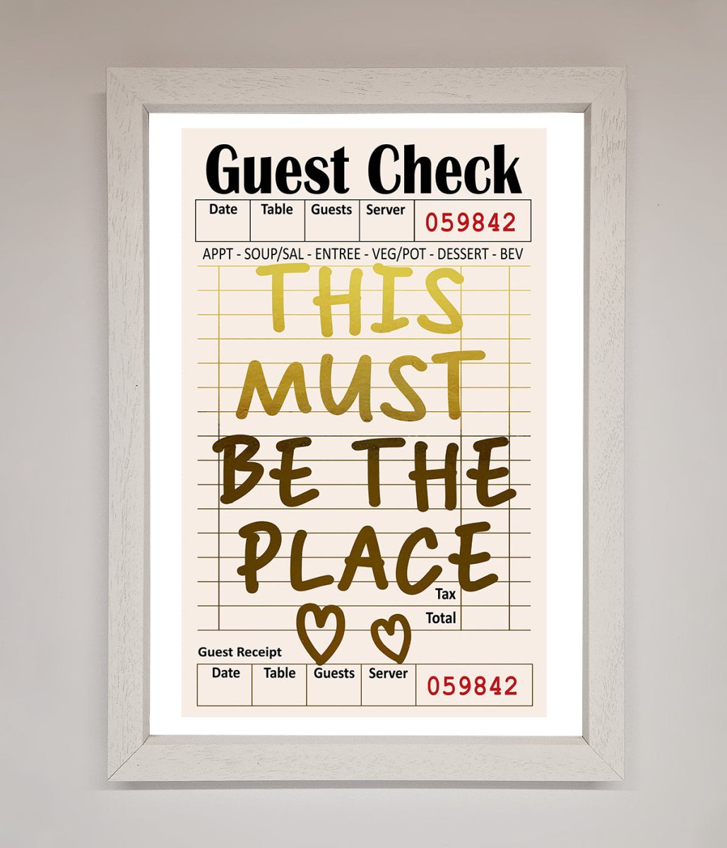 This Must Be The Place Foil Print