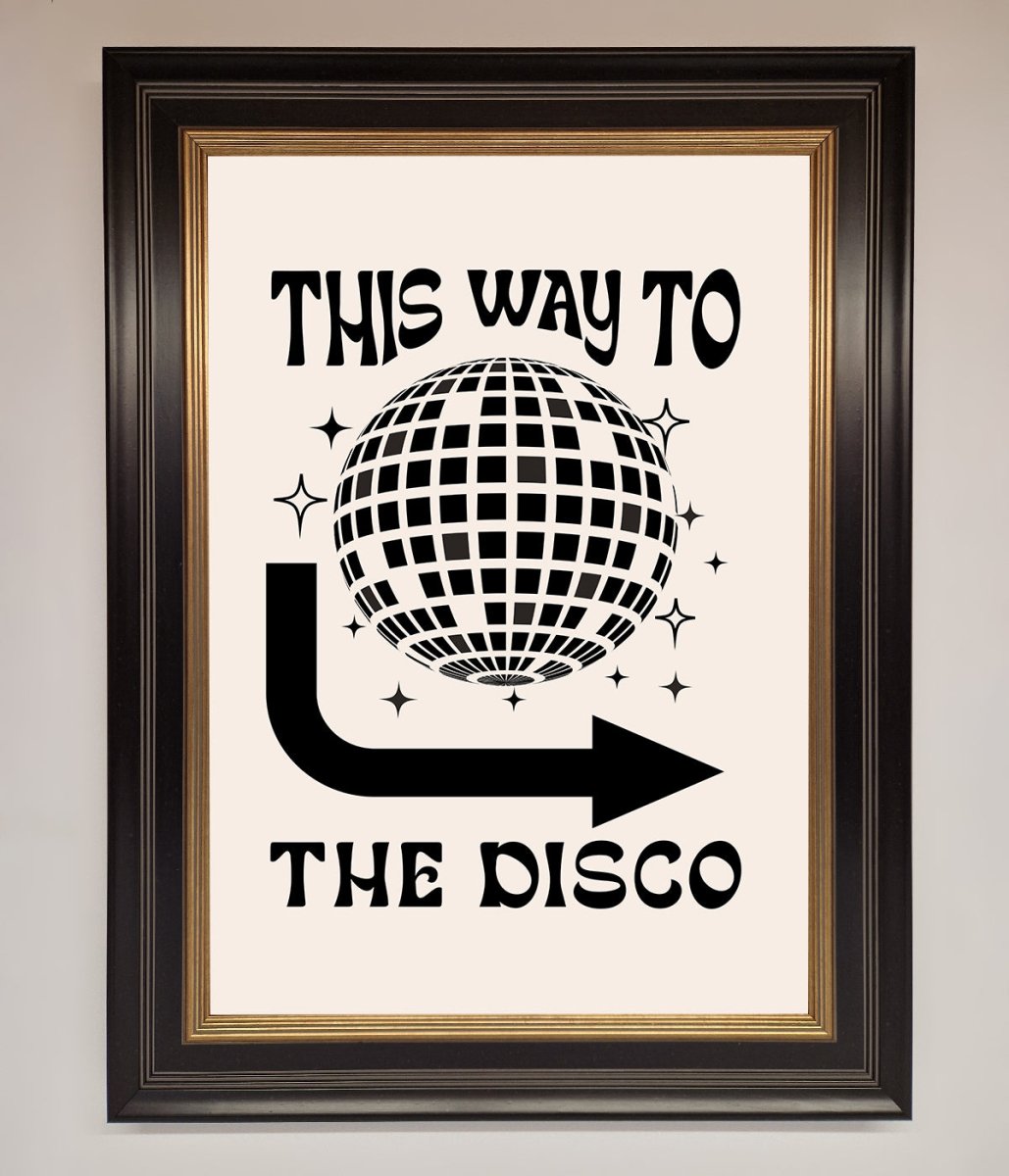 To The Disco Framed Poster