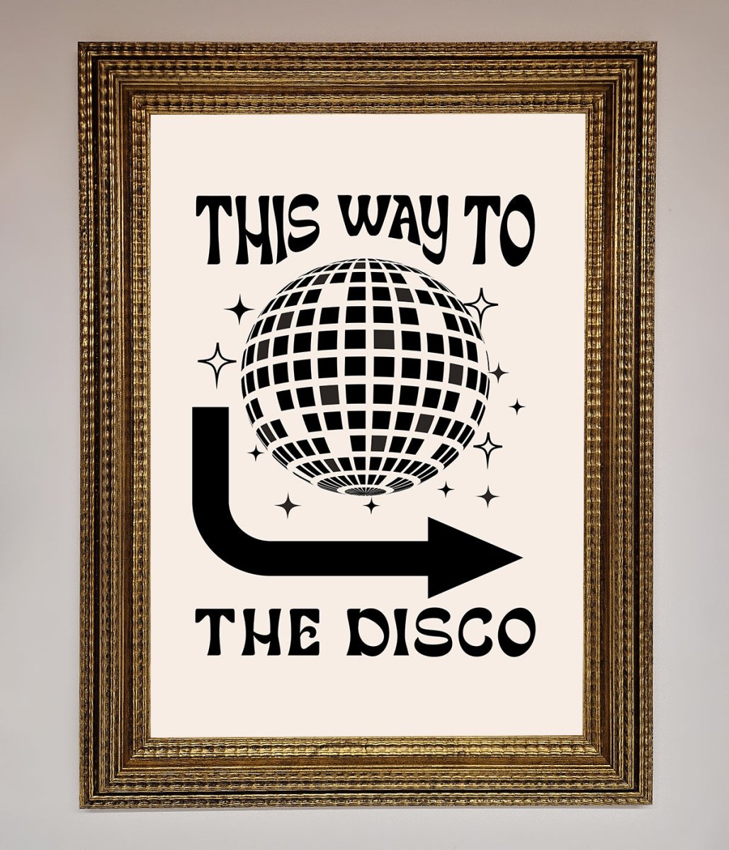 To The Disco Framed Poster