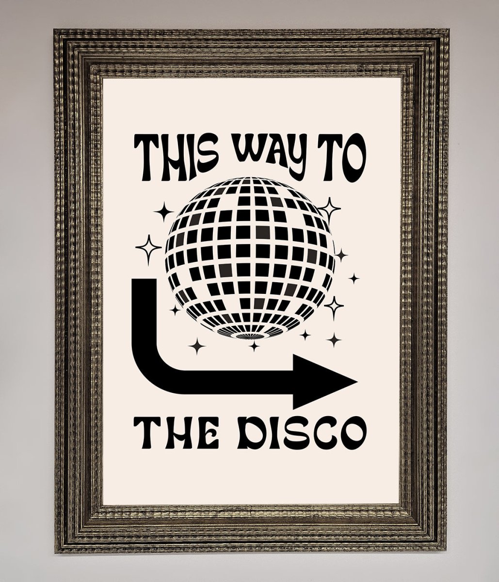 To The Disco Framed Poster
