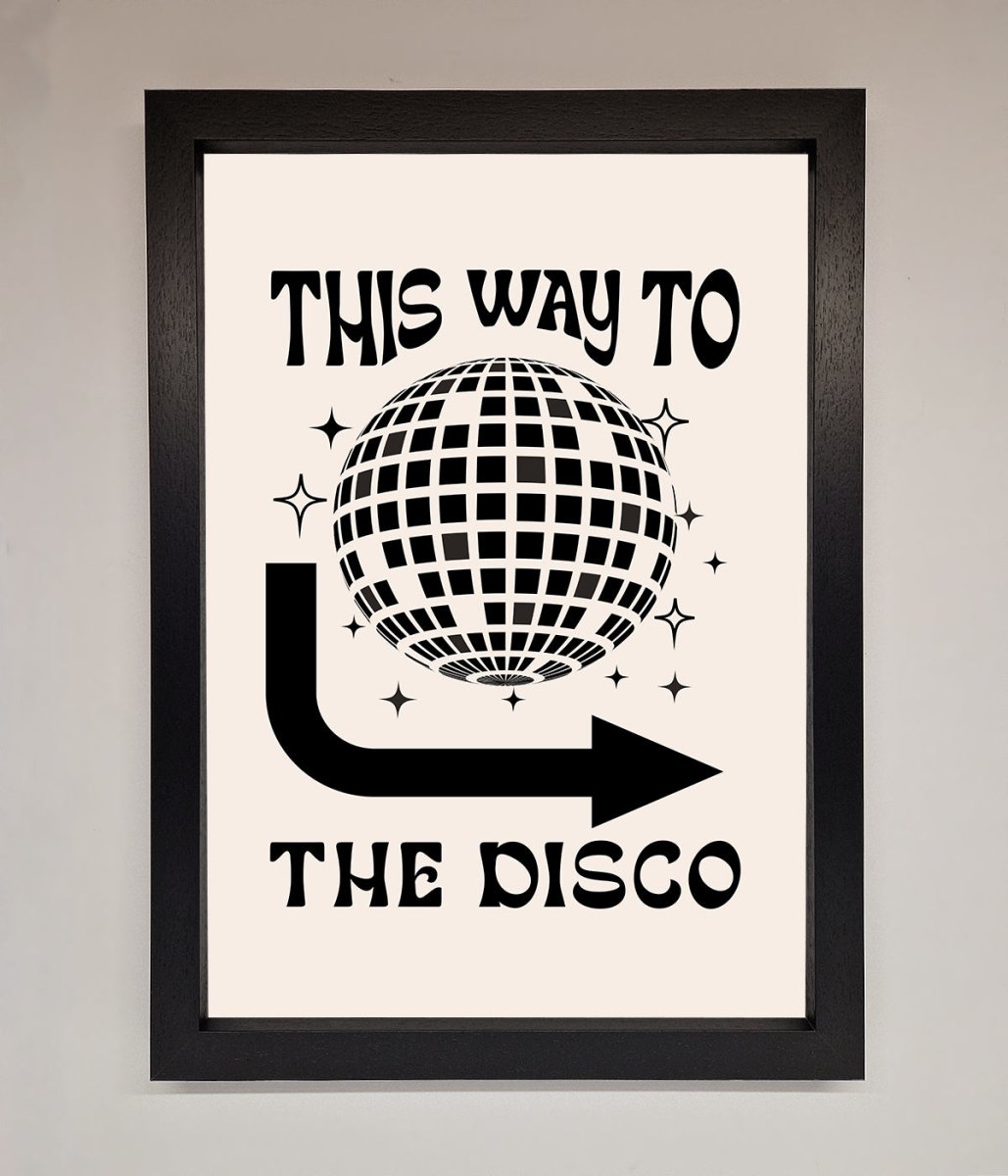 To The Disco Framed Poster