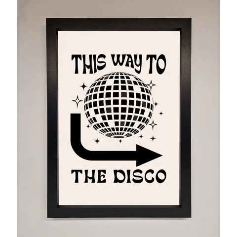 To The Disco Framed Poster - A3 (29.7 x 42 cm) / Black - Framed Print