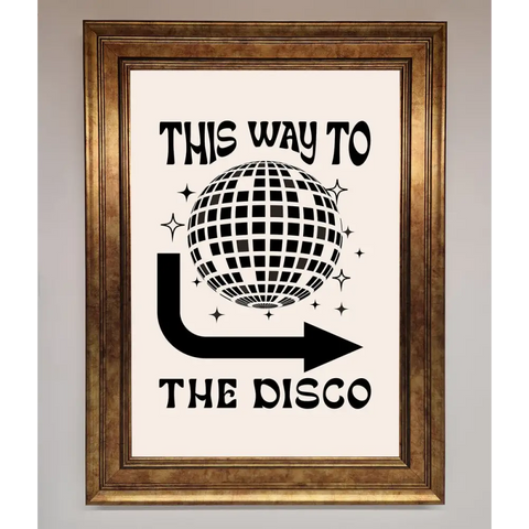 To The Disco Framed Poster - A3 (29.7 x 42 cm) / Bronze - Framed Print