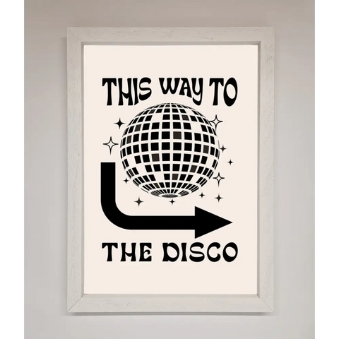 To The Disco Framed Poster - A3 (29.7 x 42 cm) / White - Framed Print