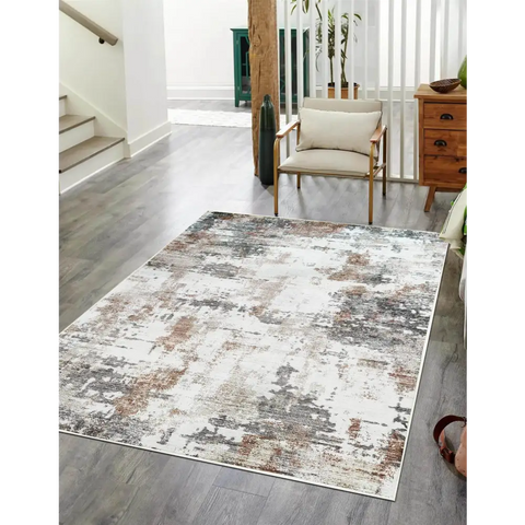 Tokyo Abstract Rust Rug - 120X160 cm - Rugs