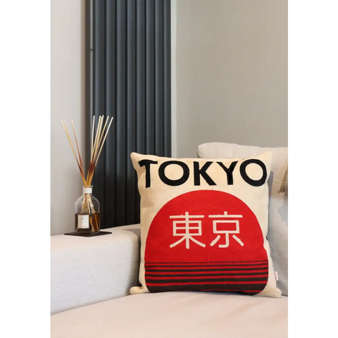 Tokyo Needlepoint Cushion
