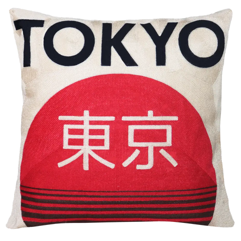 Tokyo Needlepoint Cushion