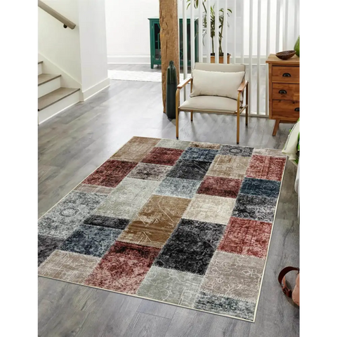 Tokyo Patchwork Rug - 120X160 cm - Rugs