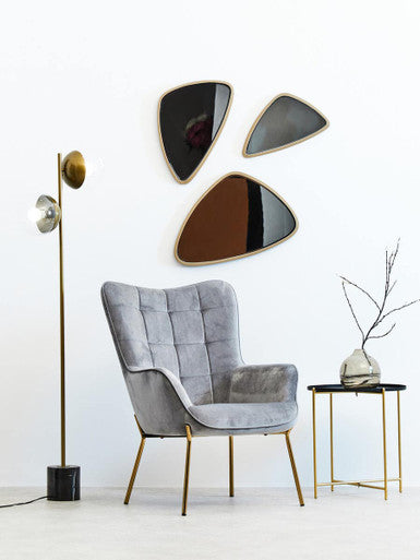 Torino Small Triangular Wall Mirror