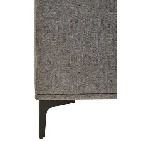 Toulon 3 Seat Grey Fabric Left Chaise Sofa - Chaise Lounge