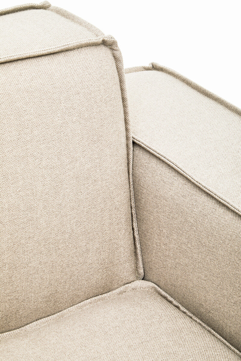 Toulouse Cream Fabric Right Arm Modular Sofa