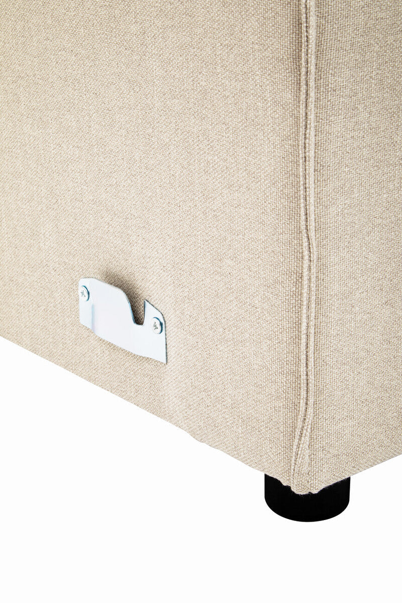 Toulouse Cream Fabric Right Arm Modular Sofa