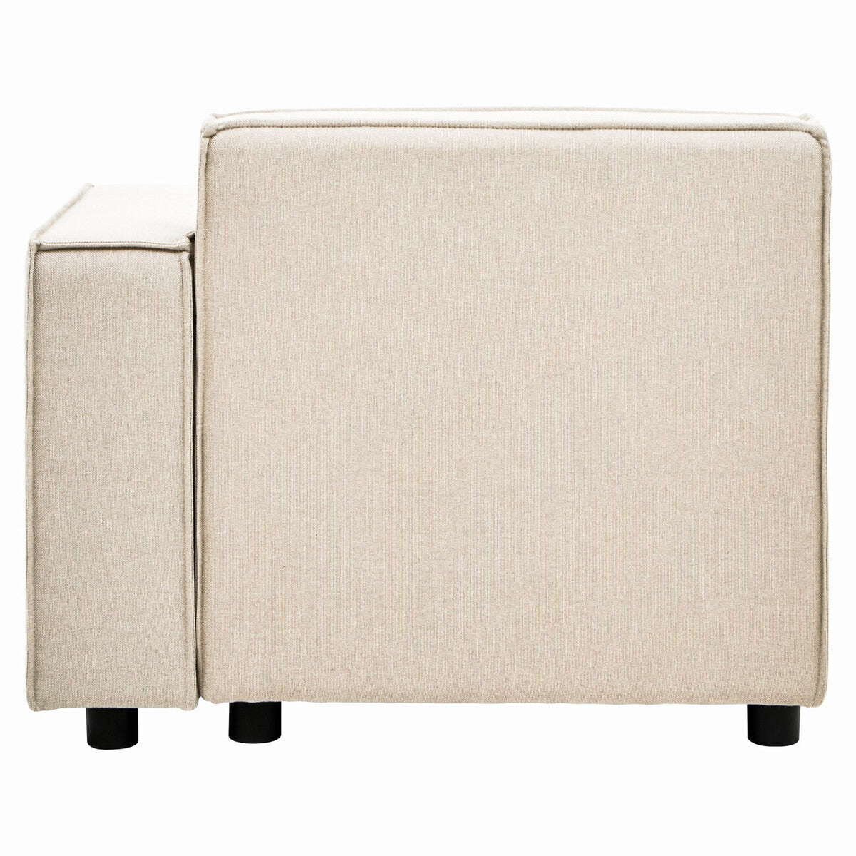 Toulouse Cream Fabric Right Arm Modular Sofa