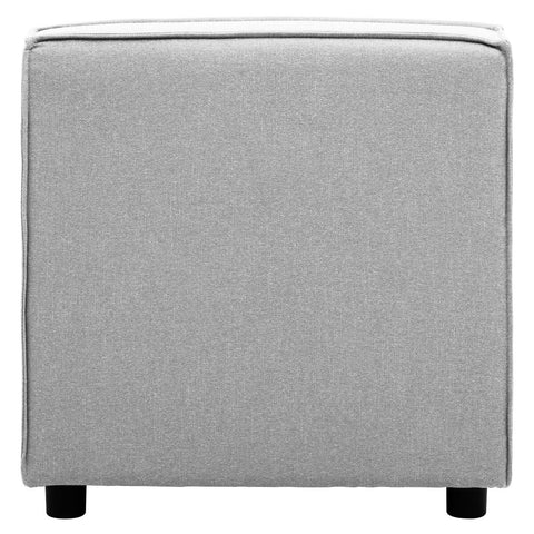 Toulouse Grey Fabric Armless Modular Sofa