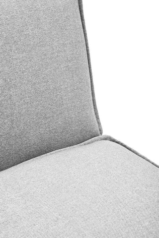 Toulouse Grey Fabric Armless Modular Sofa