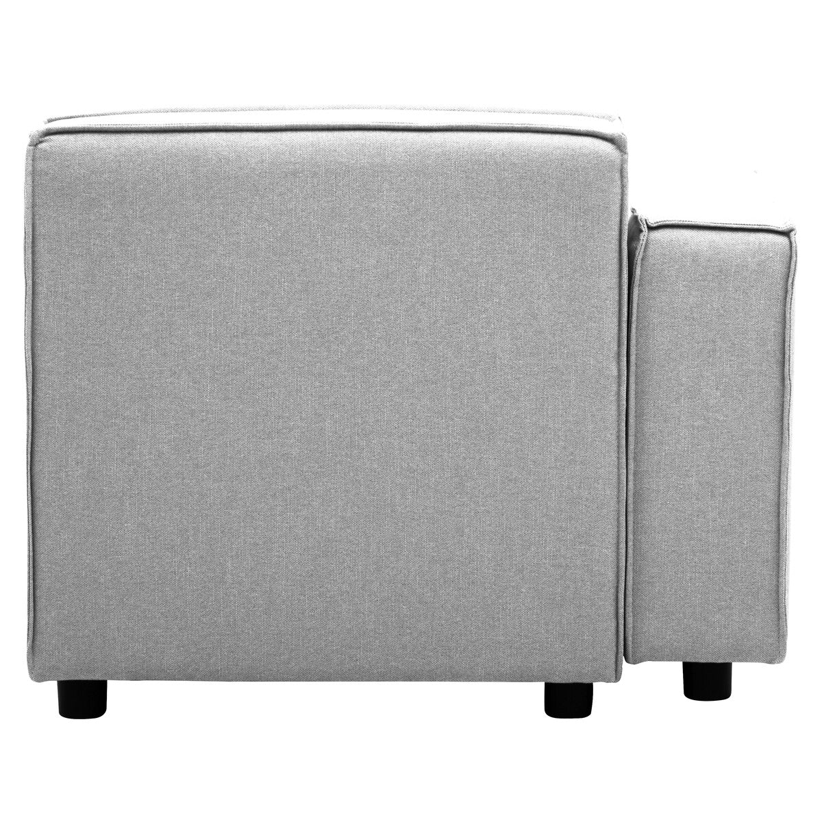 Toulouse Grey Fabric Left Arm Modular Sofa