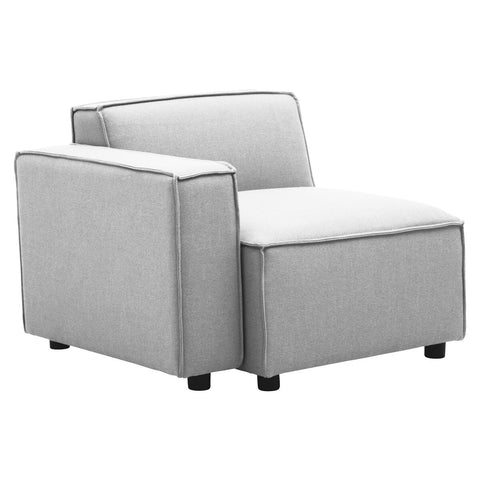 Toulouse Grey Fabric Left Arm Modular Sofa