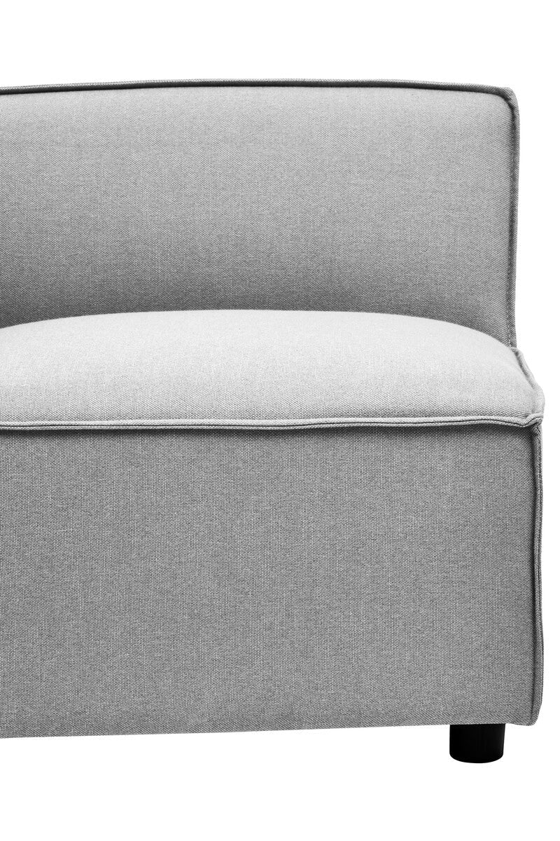 Toulouse Grey Fabric Left Arm Modular Sofa