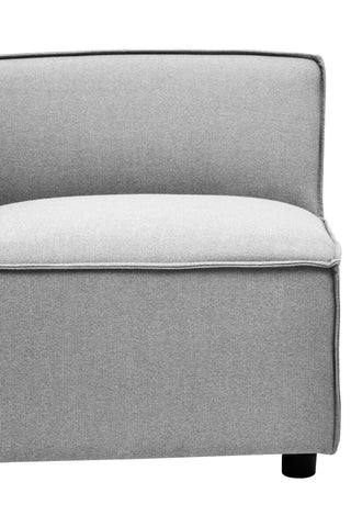 Toulouse Grey Fabric Left Arm Modular Sofa