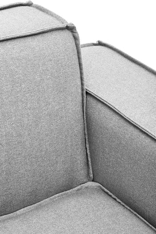 Toulouse Grey Fabric Right Arm Modular Sofa